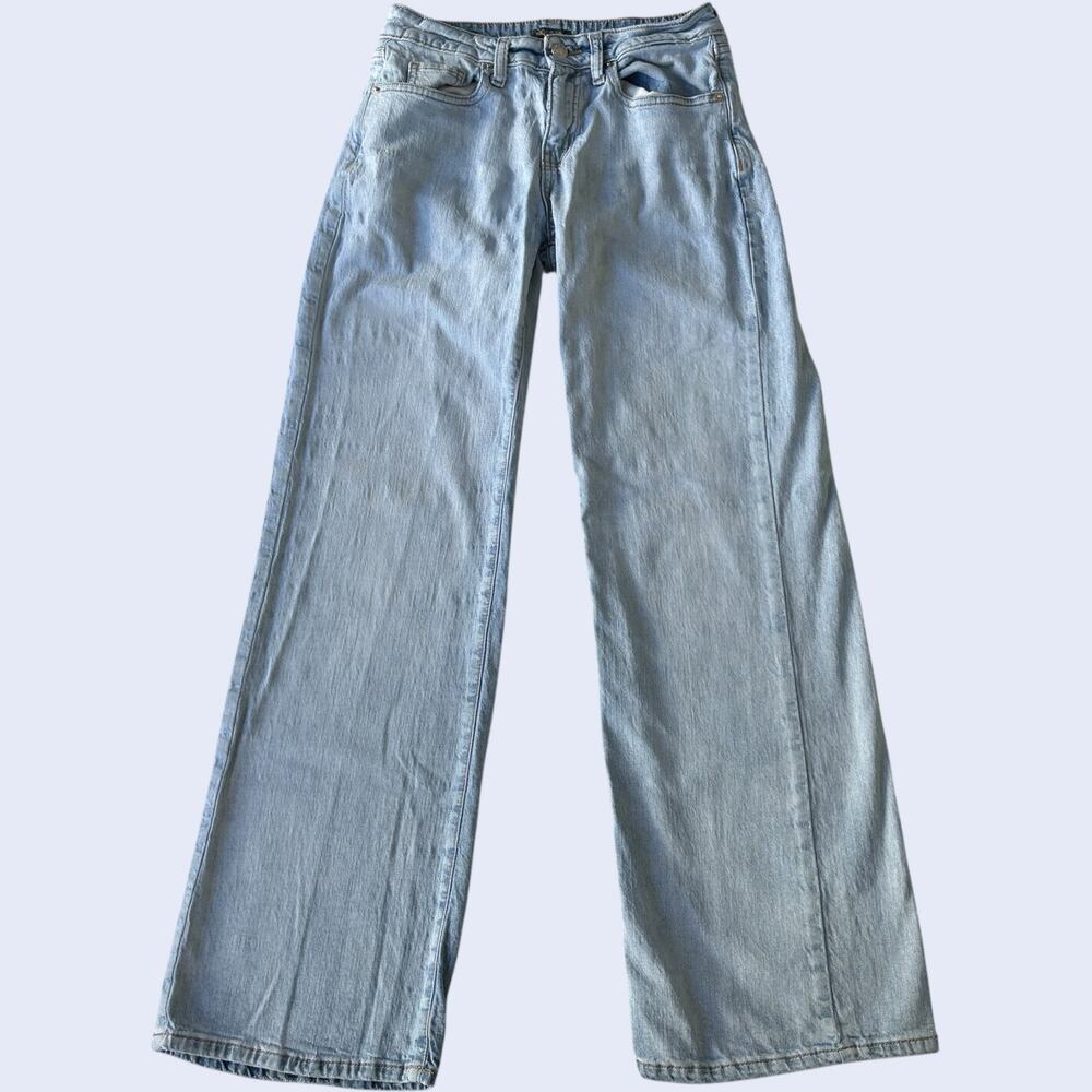 Wild Fable 0 Wide Leg Jeans Light Blue Wash